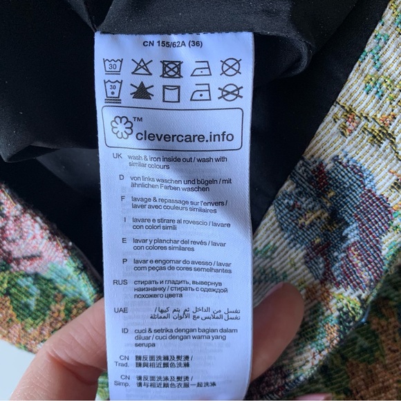 edc Tapestry Mini Skirt with Fringe - Picture 9 of 9